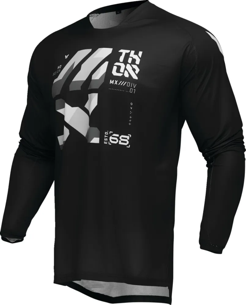 THOR - JERSEY LAUNCH BRAVE BK/GY LG - 29108221