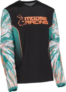 MOOSE OFFROAD SOFT-GOODS - JRSY YTH AGRD TL/OR/BK MD - 29122253