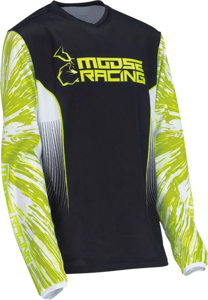 MOOSE OFFROAD SOFT-GOODS - JRSY YTH AGRD HVZ/BLK MD - 29122273