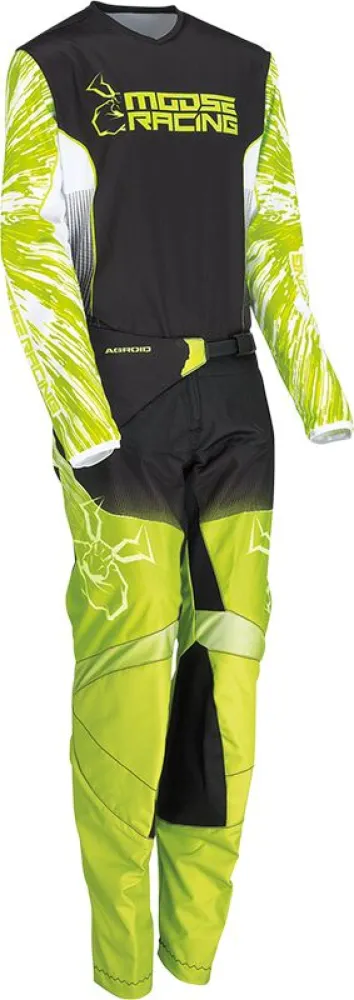 MOOSE OFFROAD SOFT-GOODS - JRSY YTH AGRD HVZ/BLK MD - 29122273