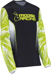 MOOSE OFFROAD SOFT-GOODS - JRSY YTH AGRD HVZ/BLK XL - 29122275