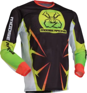 MOOSE OFFROAD SOFT-GOODS - JERSEY YOUTH AGROID MESH HI-VI - 29122529