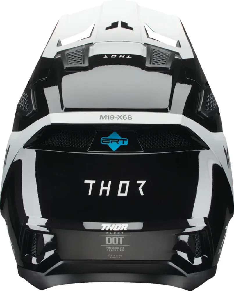 THOR - HELMET FLEET STORM BK/WH XS - 01108910