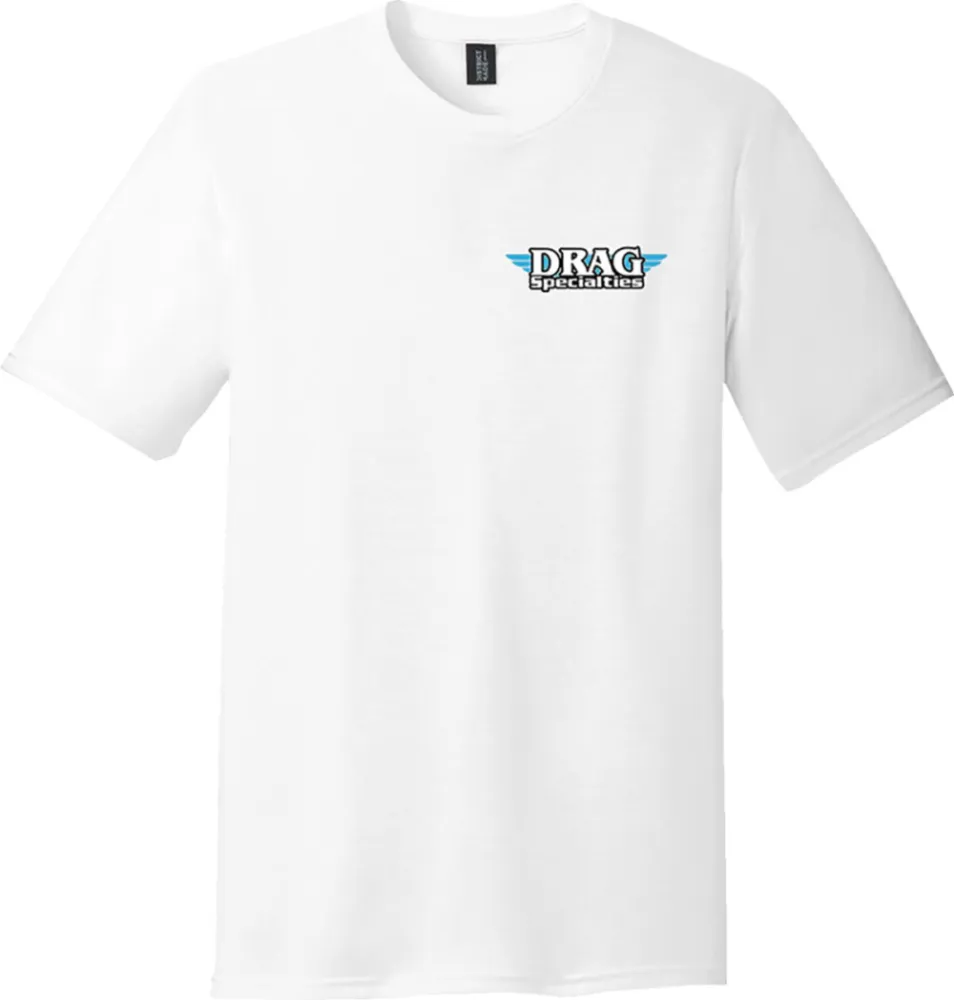 DRAG SPECIALTIES - T-SHIRT DRAG WHT 2XL - 303023621