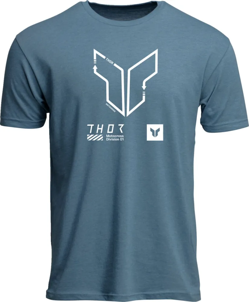 THOR - TEE TRAX HEATHER SLATE BLUE SM - 303024564