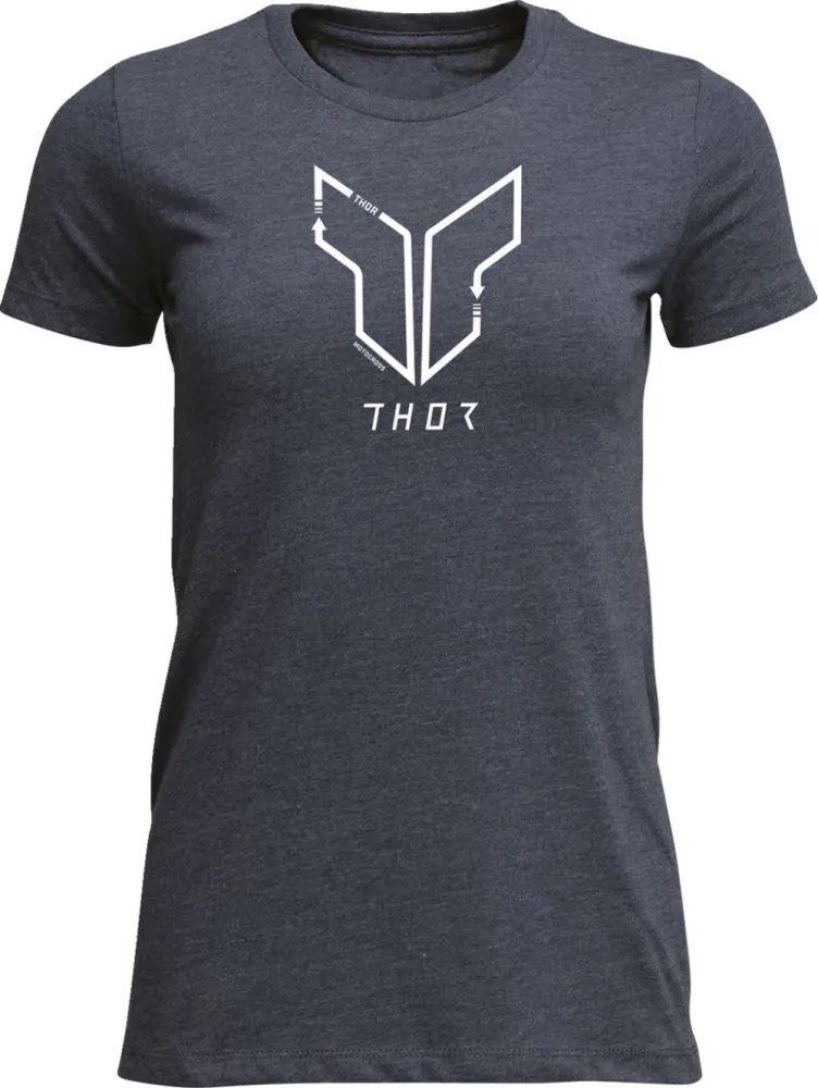 THOR - TEE WOMENS TRAX NAVY XL - 30314307