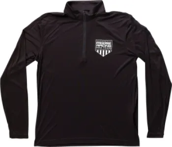 MOOSE OFFROAD SOFT-GOODS - PULLOVER 1/4 ZIP BK XL - 30505892