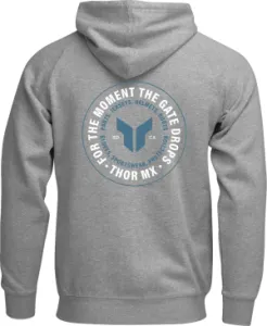 THOR - HOODIE ZIP UP BADGE HTR GRAY M - 30507024