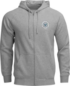 THOR - HOODIE ZIP UP BADGE HTR GRAY X - 30507026