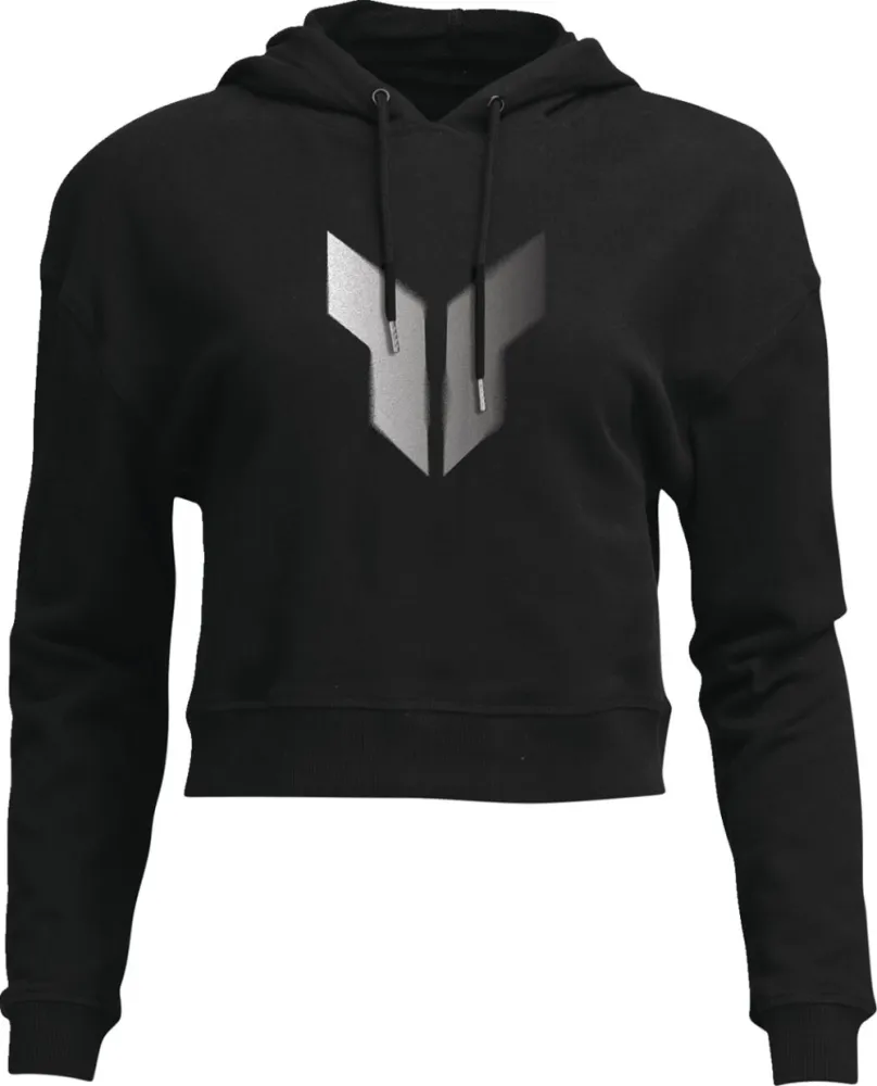 THOR - HOODIE WOMEN CROP NOISE BK SM - 30511245