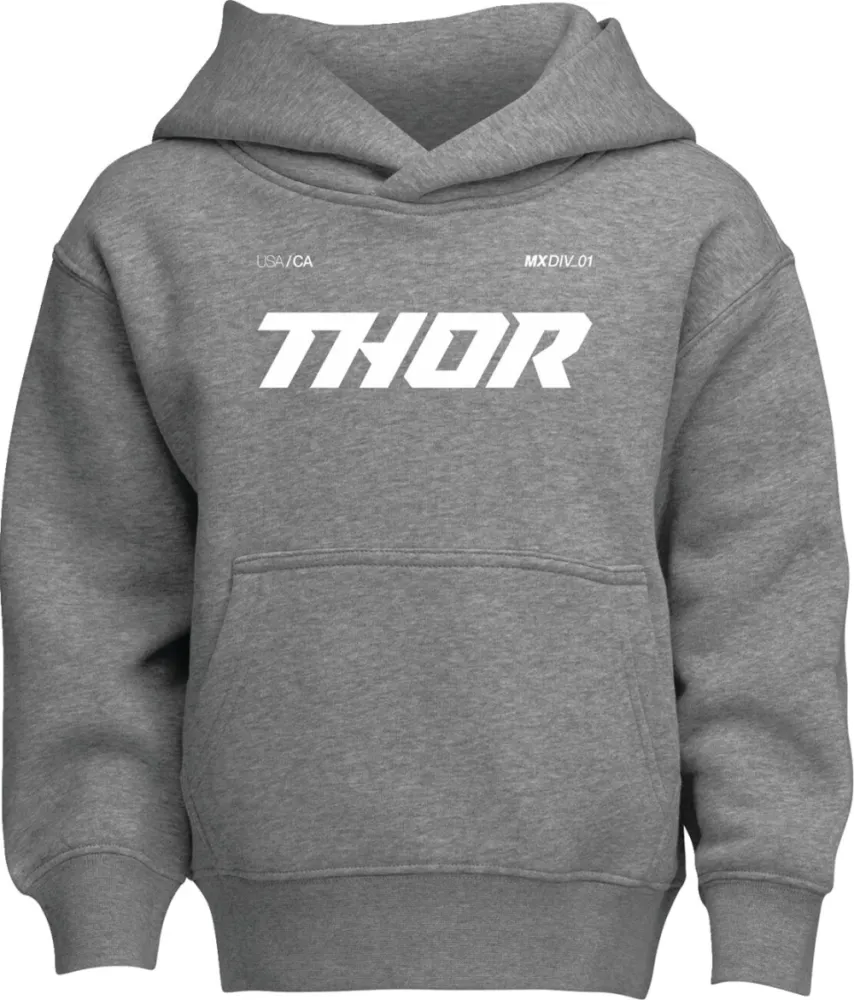 THOR - HOODIE YOUTH BRAVE HTR GRAY SM - 30520710