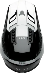 THOR - HELMET FLEET STORM BK/WH MD - 01108912