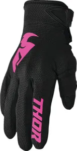 THOR - GLOVE WMN SECTOR BK/PK LG - 33310244