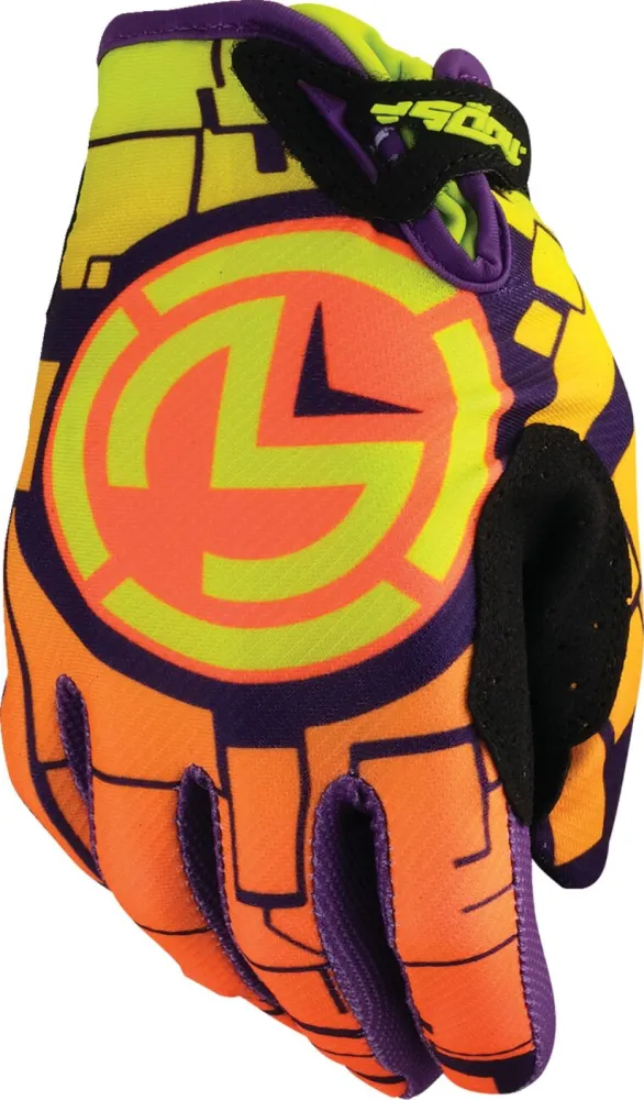 MOOSE OFFROAD SOFT-GOODS - GLOVE YOUTH SX1 ORANGE/GREEN L - 33321890