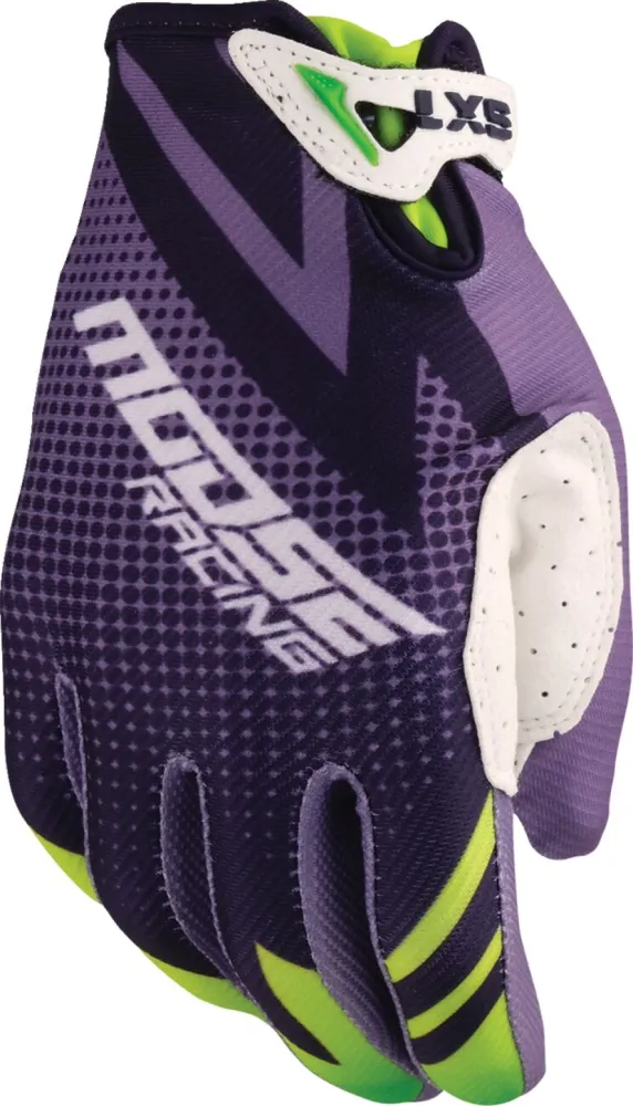 MOOSE OFFROAD SOFT-GOODS - GLOVE YOUTH SX1 PURPLE/GREEN M - 33321894