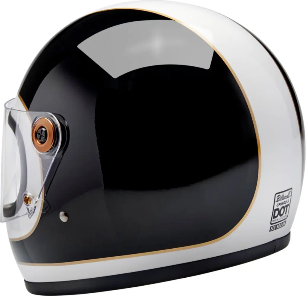 BILTWELL - HELMET GRINGO S WH/BLK 2X - 010116614