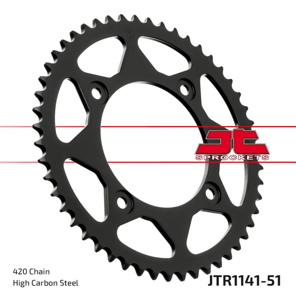 JT SPROCKETS - SPROCKET REAR 420 51T - 12102523