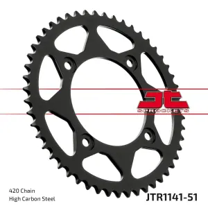 JT SPROCKETS - SPROCKET REAR 420 51T - 12102523