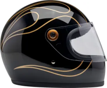 BILTWELL - HELMET GRINGO S GLOSS BLACK FL - 010116618