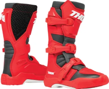 THOR - BOOT YTH BLITZ XR RD/CH 4 - 34110755
