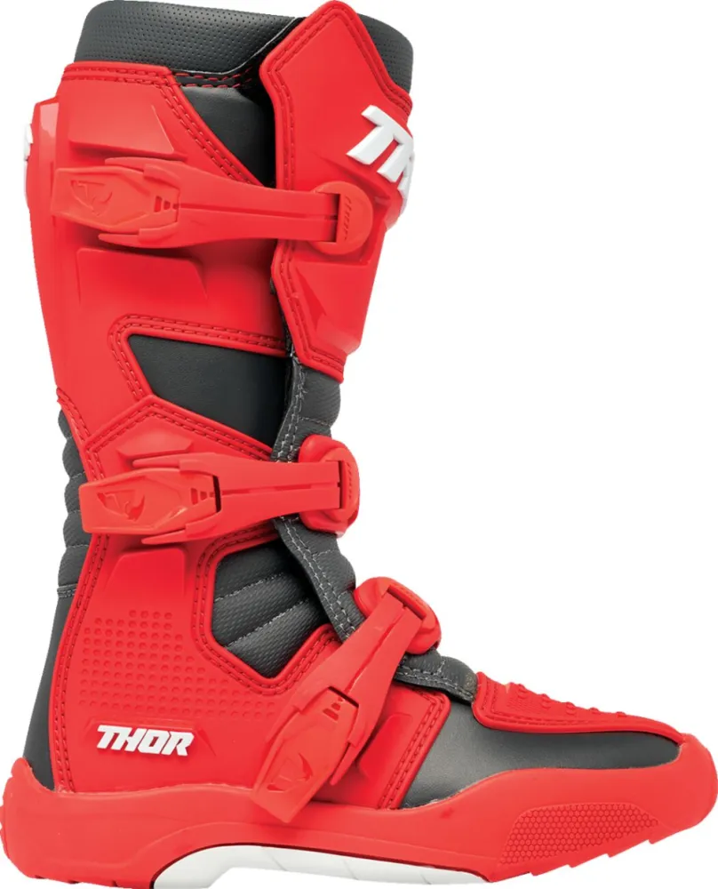 THOR - BOOT YTH BLITZ XR RD/CH 5 - 34110756
