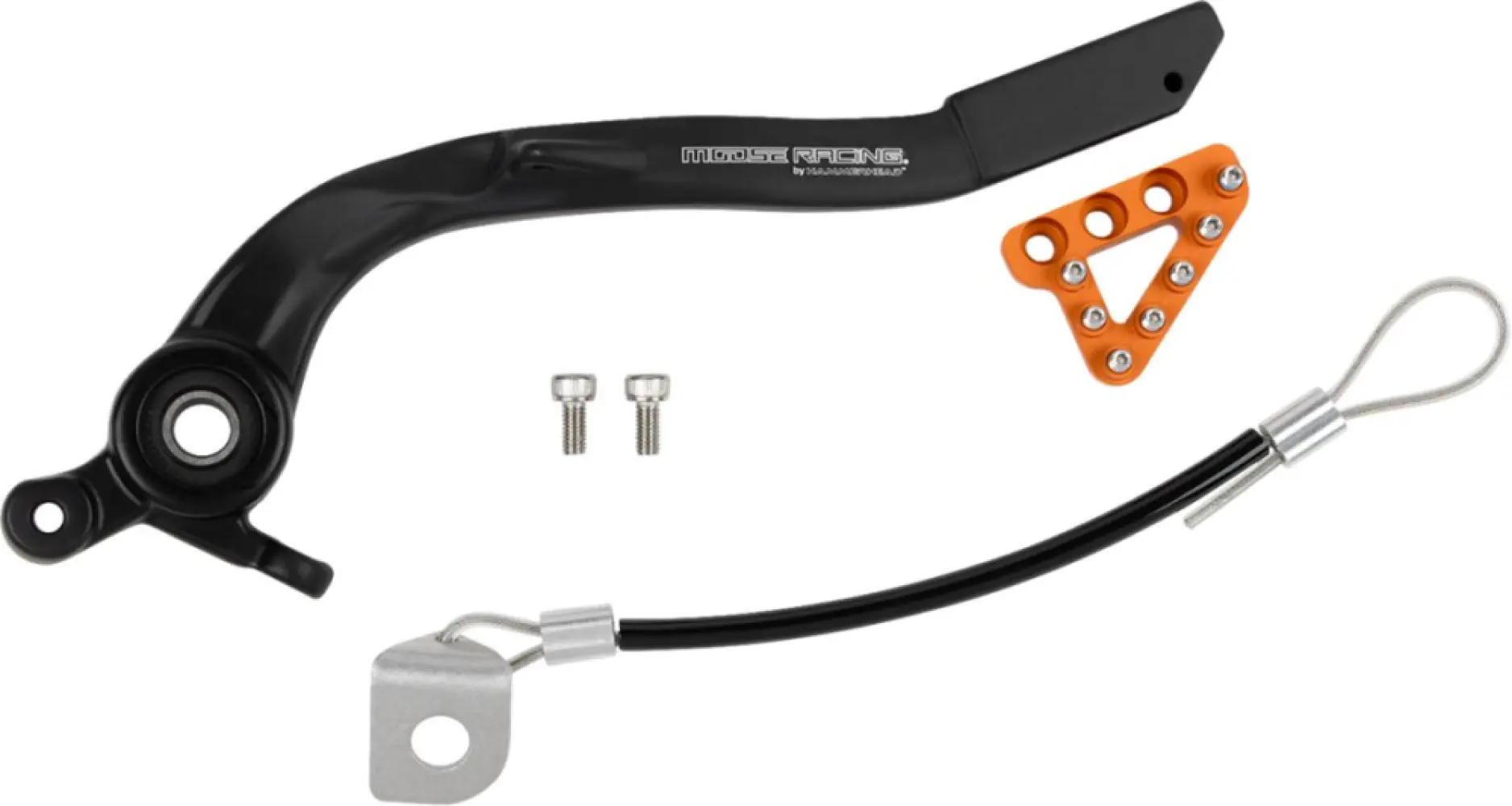 MOOSE OFFROAD HARD-PARTS - FORGED BRAKE PEDAL ORANGE - 16100719