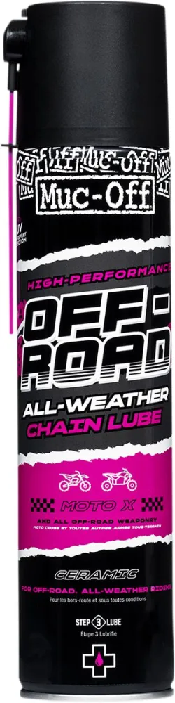 MUC-OFF - OFFROAD ALLWEA CHAINLUBE 400ML - 36050119