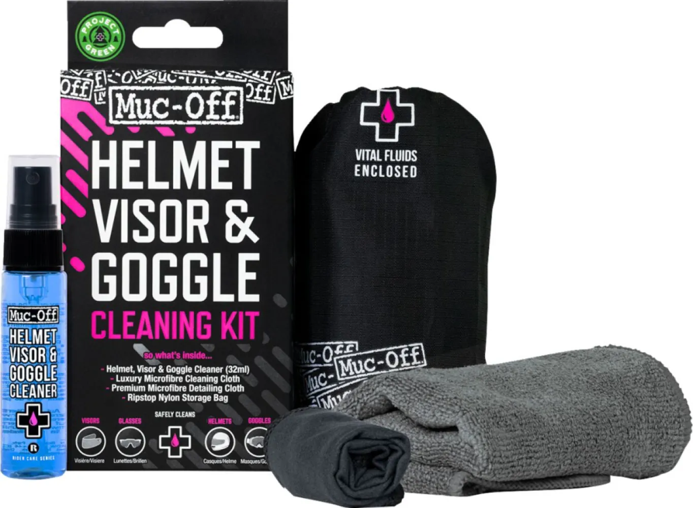 MUC-OFF - VISOR LENS GOGGLE KIT V2 - 37040407