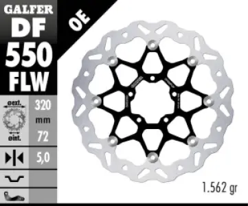 GALFER - BRAKE DISC FLOAT WAVE - 17104162