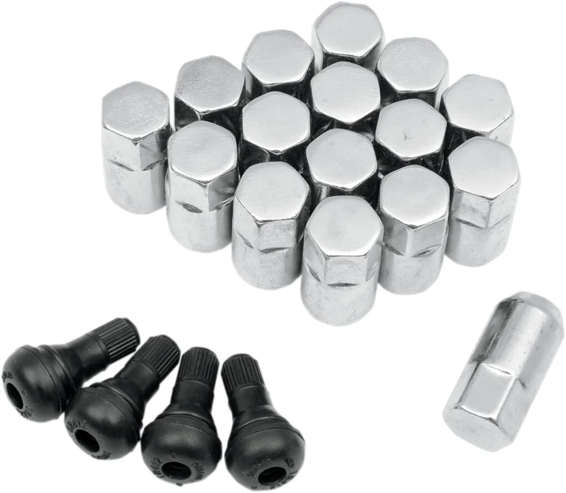 MOOSE OFFROAD FOUR WHEEL - LUG NUT 3/8 CHROME 16PK - 02320205