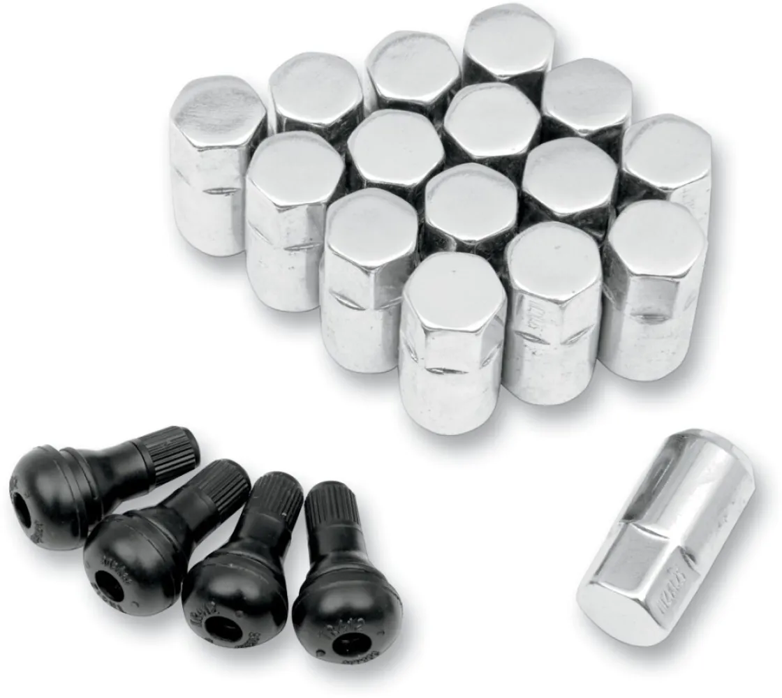 MOOSE OFFROAD FOUR WHEEL - LUG NUT 12X1.25 CHR 16PK - 02320207