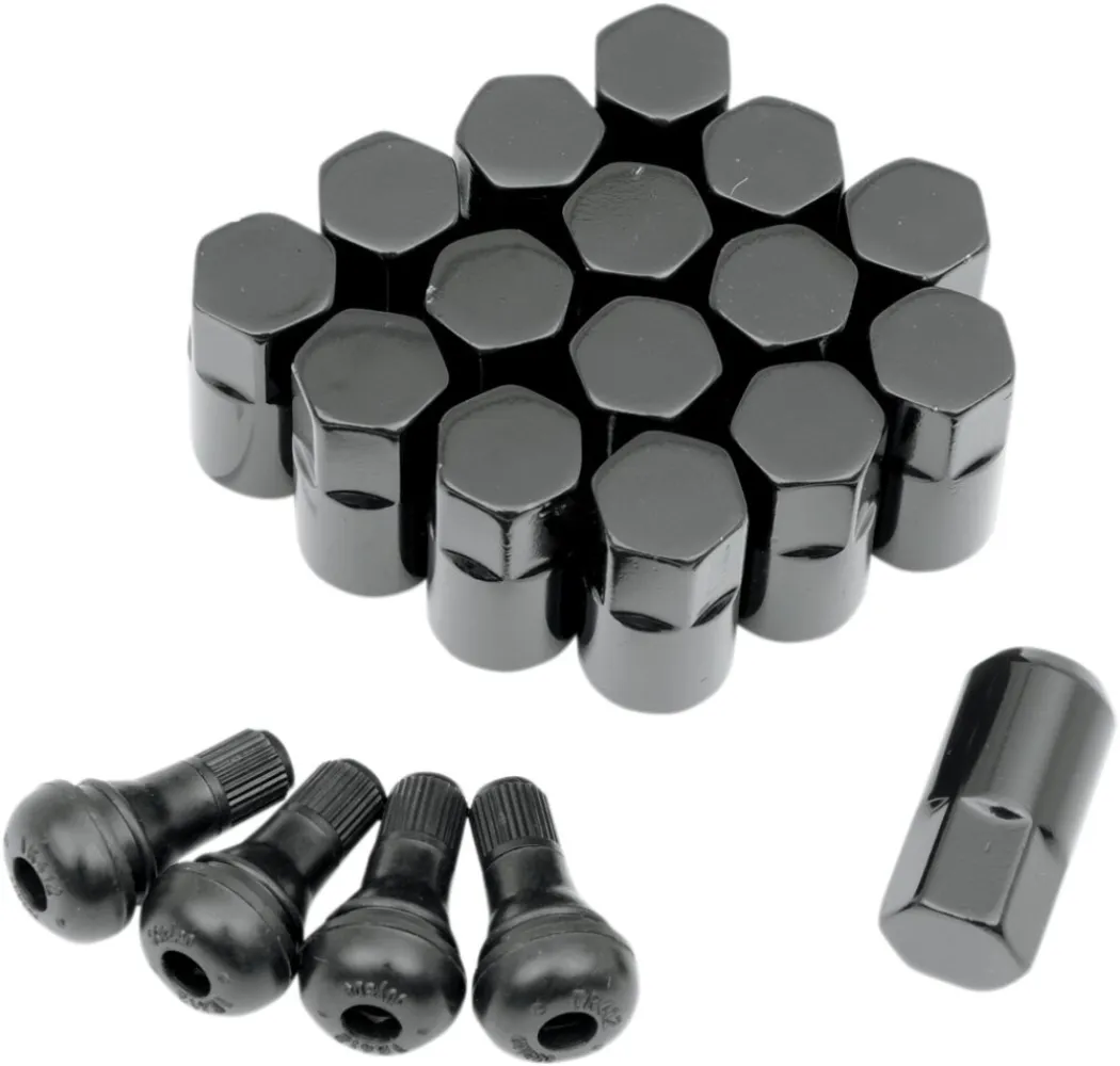 MOOSE OFFROAD FOUR WHEEL - LUG NUT 12X1.25 BLK 16PK - 02320208