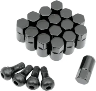 MOOSE OFFROAD FOUR WHEEL - LUG NUT 12X1.25 BLK 16PK - 02320208