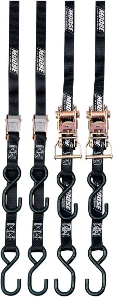 MOOSE OFFROAD FOUR WHEEL - TIE DOWN QUAD PACK BLK - 39200300