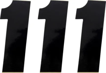 MOOSE OFFROAD HARD-PARTS - NUMBER MSE #1 4.5 BLACK - 43100641