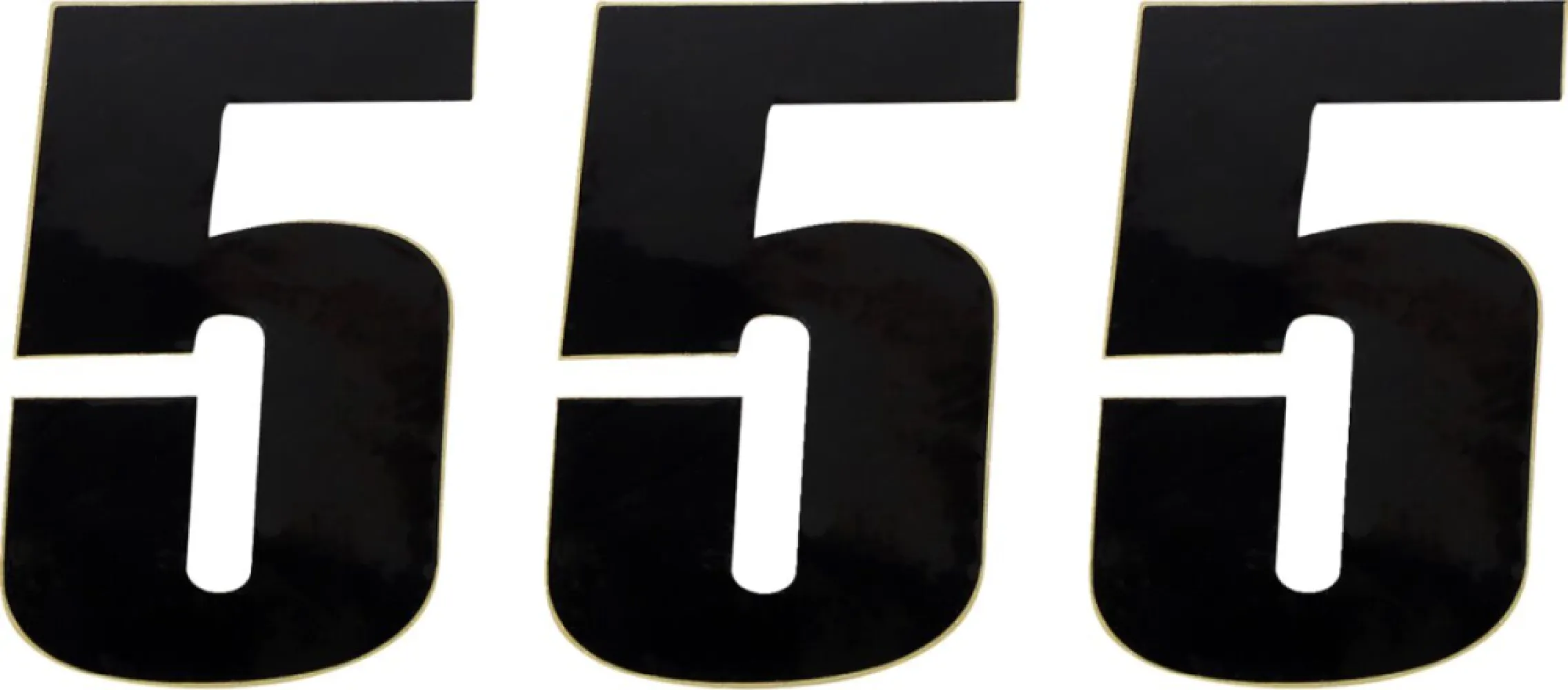 MOOSE OFFROAD HARD-PARTS - NUMBER MSE #5 4.5 BLACK - 43100645