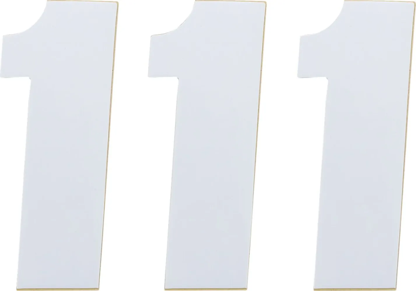 MOOSE OFFROAD HARD-PARTS - NUMBER MSE #1 4.5 WHITE - 43100651