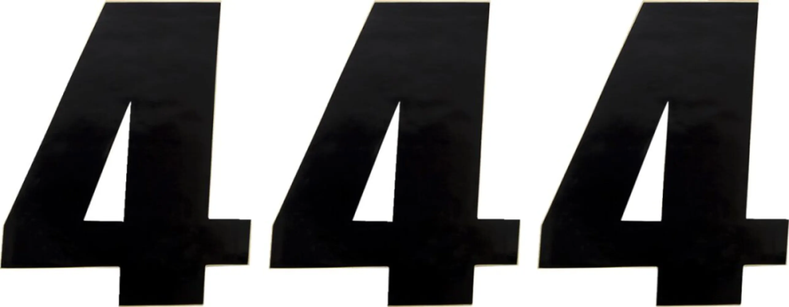 MOOSE OFFROAD HARD-PARTS - NUMBER MOOSE #4 6 BLACK - 43100664