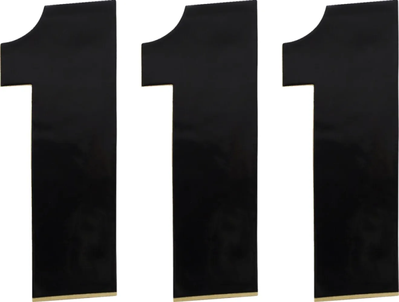 MOOSE OFFROAD HARD-PARTS - NUMBER MOOSE #1 6 BLACK - 43100661