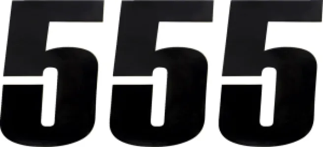 MOOSE OFFROAD HARD-PARTS - NUMBER MOOSE #5 6 BLACK - 43100665
