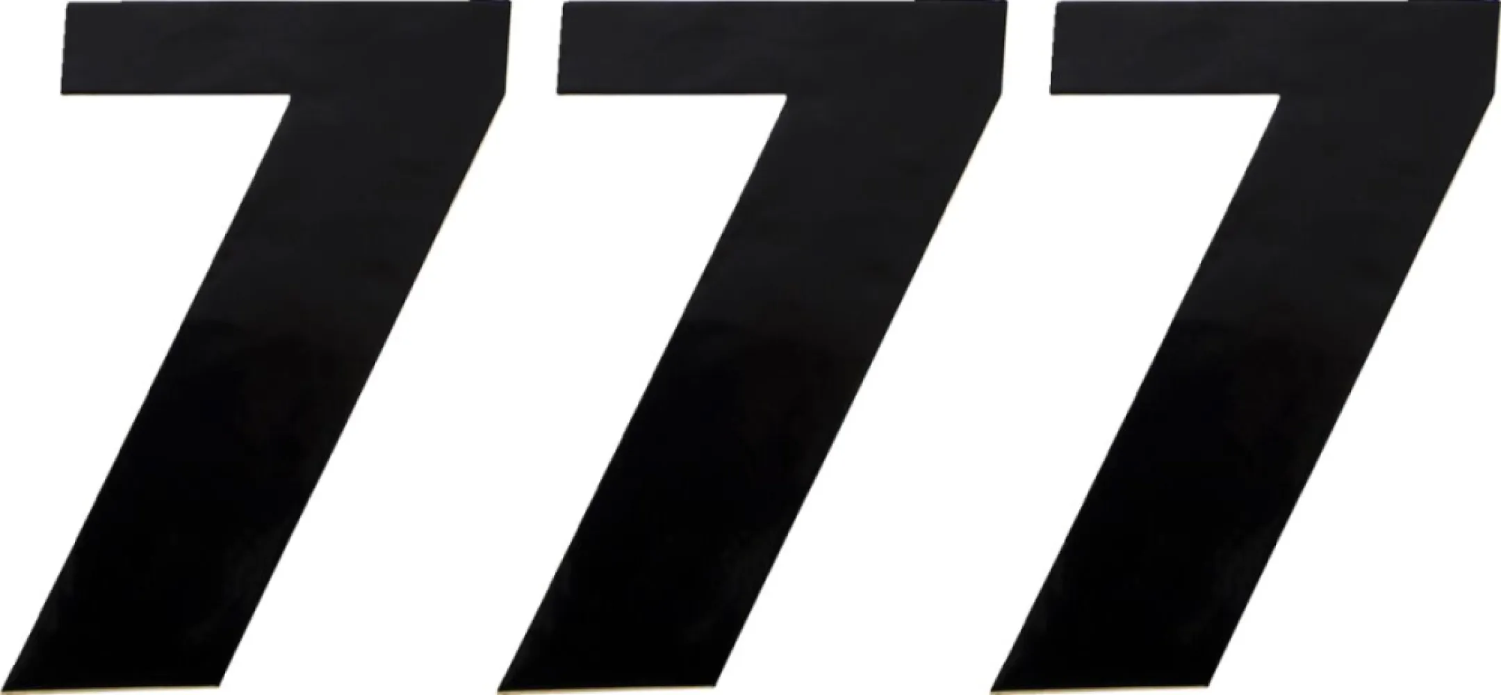 MOOSE OFFROAD HARD-PARTS - NUMBER MOOSE #7 6 BLACK - 43100667