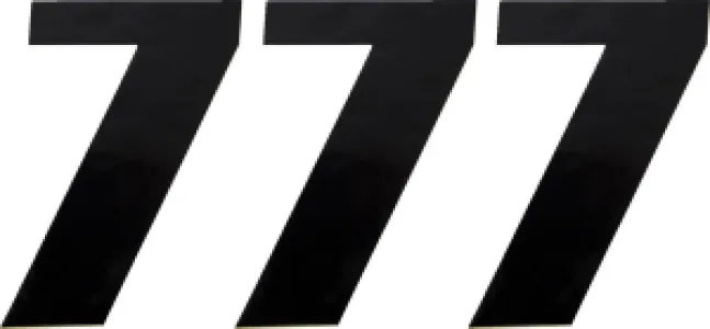 MOOSE OFFROAD HARD-PARTS - NUMBER MOOSE #7 6 BLACK - 43100667