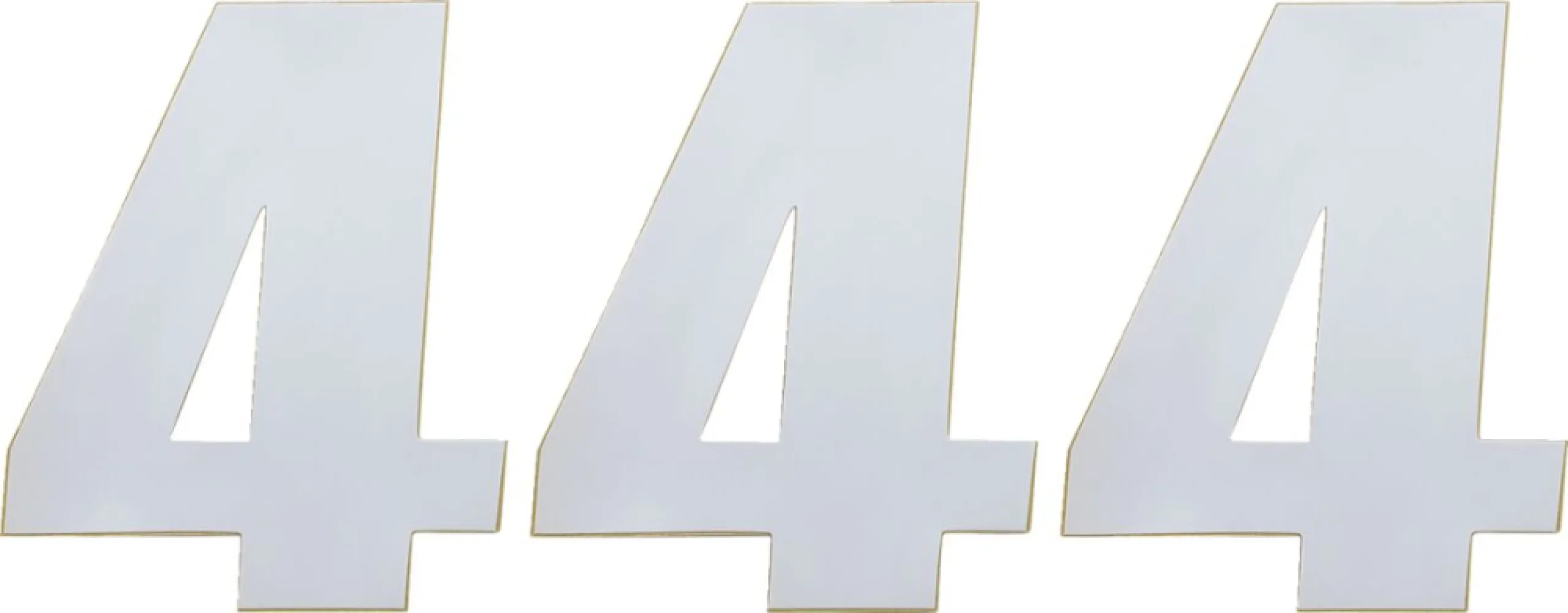 MOOSE OFFROAD HARD-PARTS - NUMBER MOOSE #4 6 WHITE - 43100674