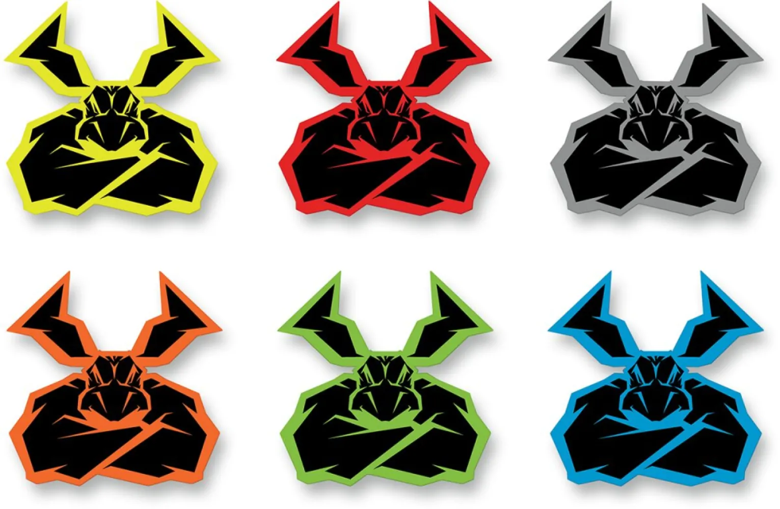 MOOSE OFFROAD SOFT-GOODS - DECAL S18 AGROID 6PK - 43202023