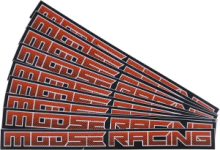 MOOSE OFFROAD SOFT-GOODS - DECAL MOOSE CORP 6 OR/WH - 43202410