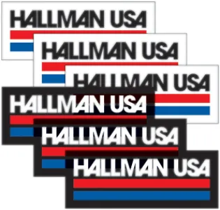 THOR-HALLMAN - DECAL HALLMAN USA 6PK - 43202457