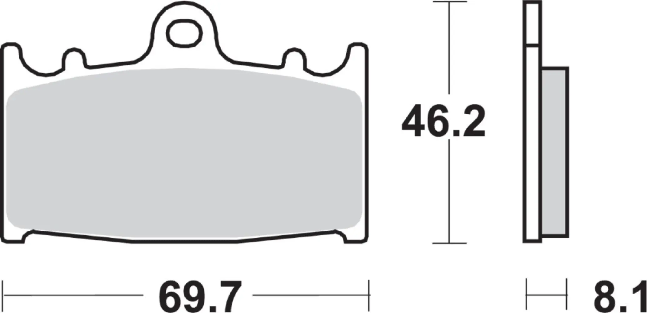 SBS - BRAKE PAD CARBON RACE - 17211559