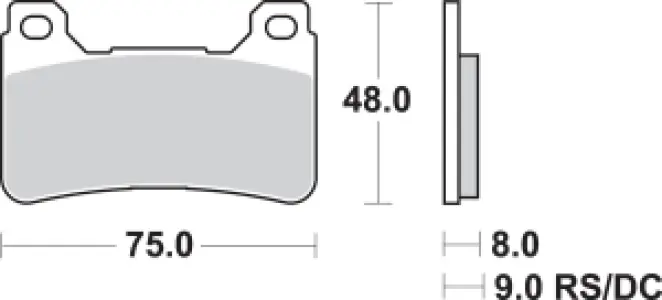 SBS - BRAKE PAD CARBON RACE - 17211564