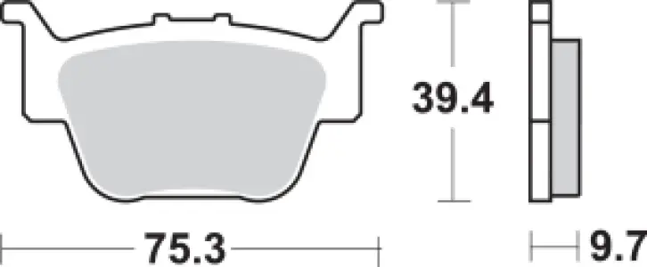 SBS - BRAKE PAD SINT/CAR OFF - 17211639