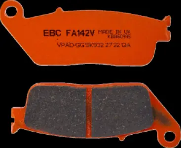 EBC - BRAKE PAD VEE SEMISNTRD - 17211965